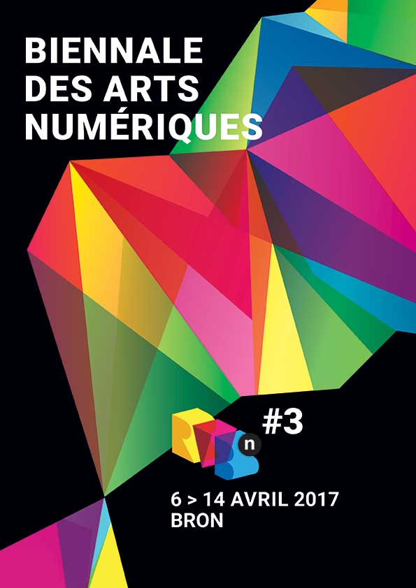 3rd edition of the RVBn festival, Biennale of digital arts, in Bron from 6 to 14 April 2017