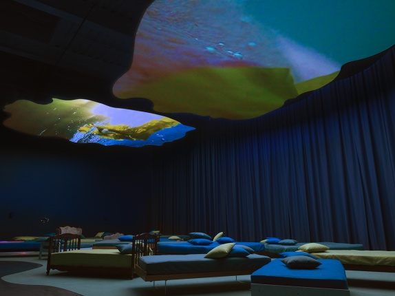 Video art and multimedia installations by Pipilotti Rist at the Museum of Contemporary Art Australia in Sidney