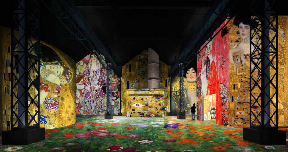 Simulation Gustav Klimt – Atelier des Lumières