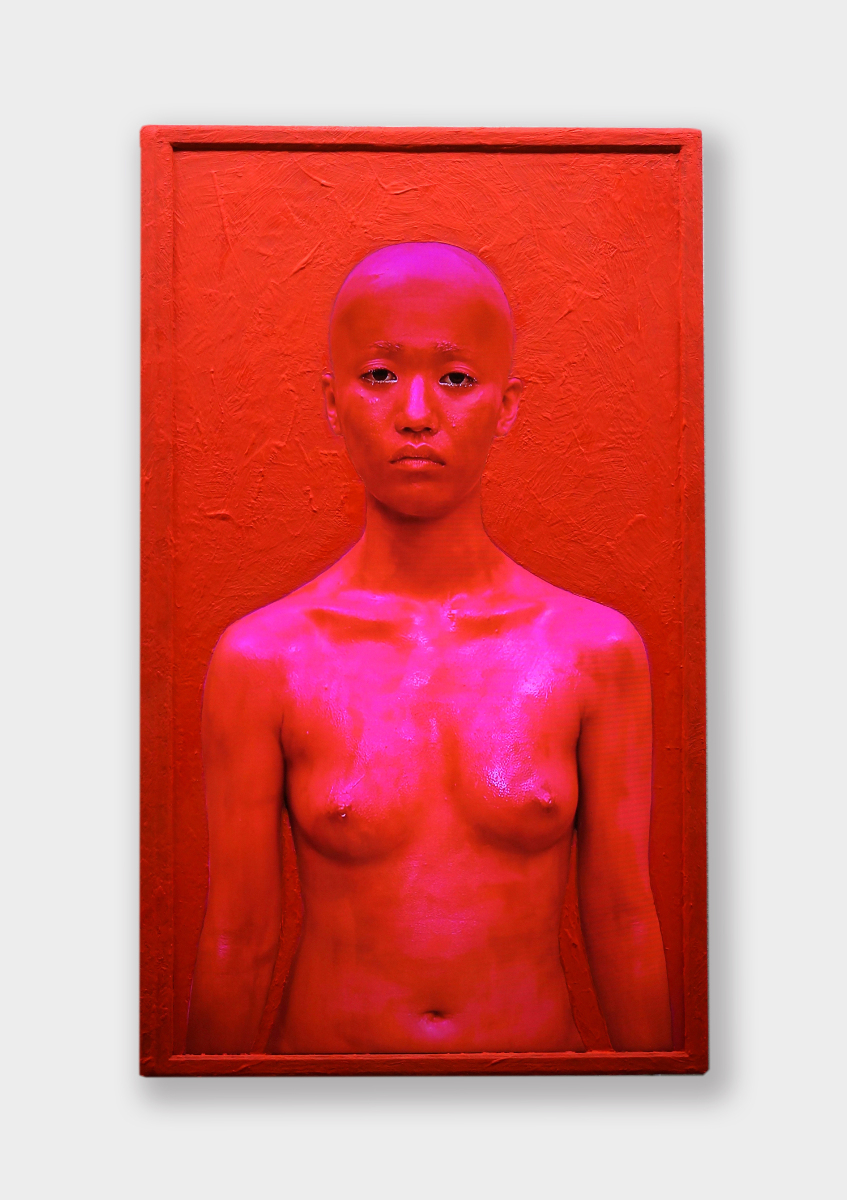 Body Paint - 46inch Female/Luminous Pink 